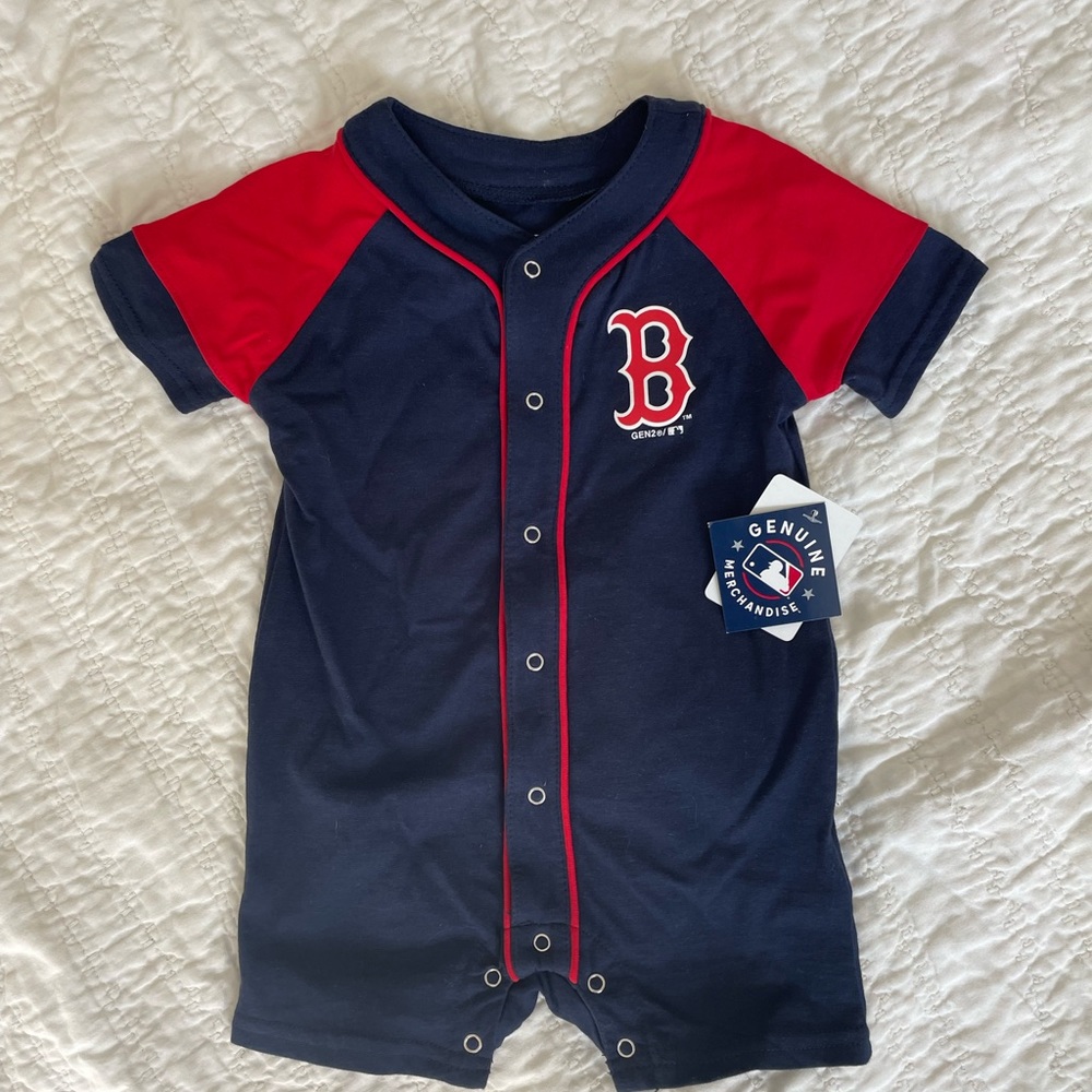 Baby Red Sox romper 3-6M